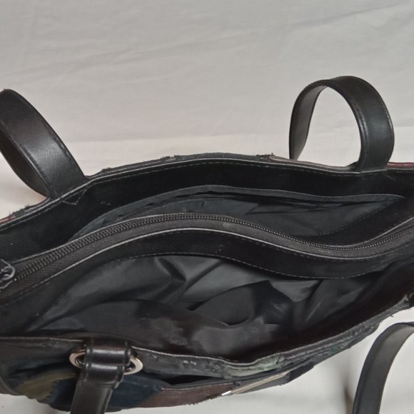 EUC Vintage Multi Color Patchwork Leather Purse - Picture 6 of 7